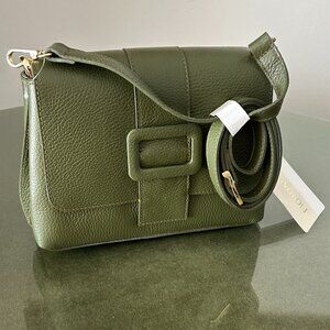 Fiordaliso NWT Green Made in Italy Genuine Leather